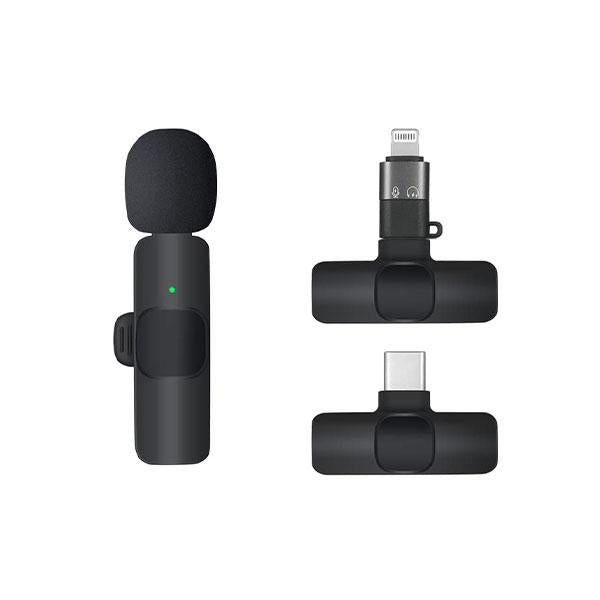 9 Collar Wireless Microphone iPhone/Android & Type C Supported Wireless Microphone With ( i Phone Connector )