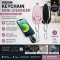 New Power Pod Portable Emergency Keychain Power Bank for iPhone High Speed Instant Plug and Play Compact External Backup Battery Mobile Accessory Pod