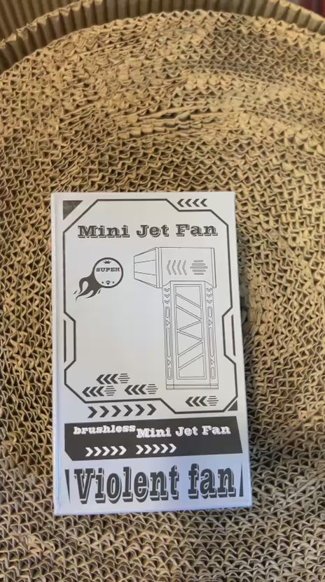 Mini Jet Fan Brushless Powerful Violent Fan Compact Portable Design